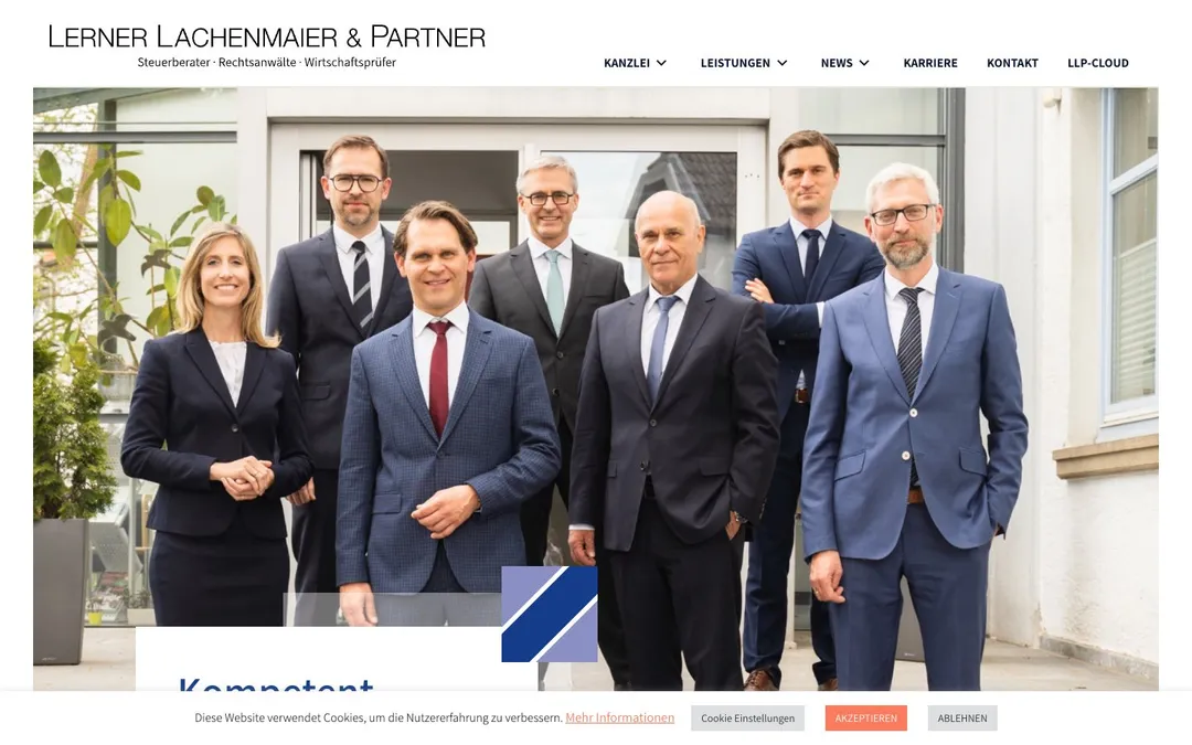 llp-kanzlei.de website screenshot