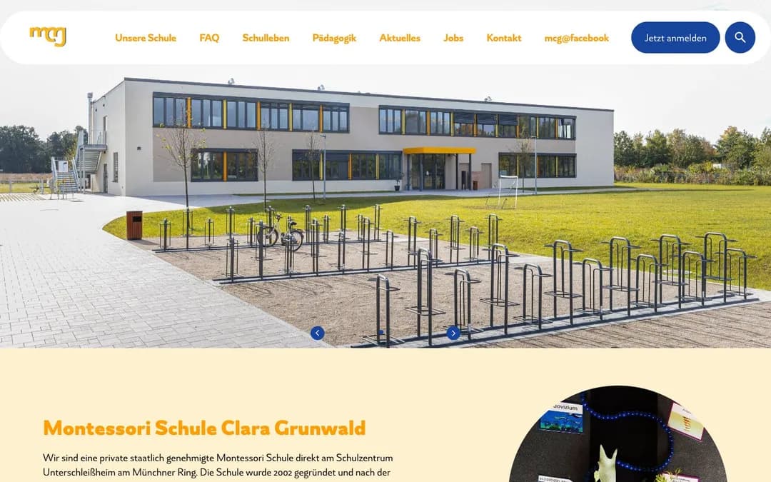montessori-unterschleissheim.de website screenshot